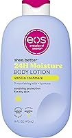 eos Shea Better Body Lotion Vanilla Cashmere, 24-Hour Moisture Skin Care, Lightweight & Non-Greasy, Natural Shea, Vegan,...