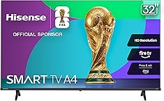 Hisense 32-Inch Class A4 Series HD Smart Fire TV (32A4HNF) - Full Array LED, HDR10, DTS Virtual: X, Slim Bezel Design, Alexa Built-in